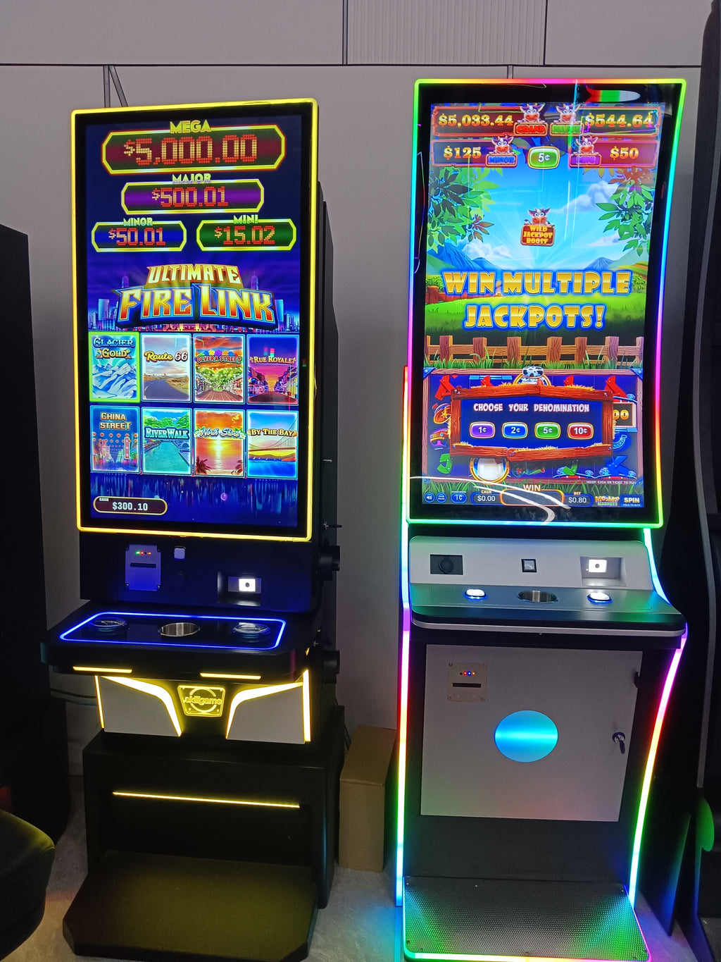 Coin operated arcade game cabinet amusement game machine