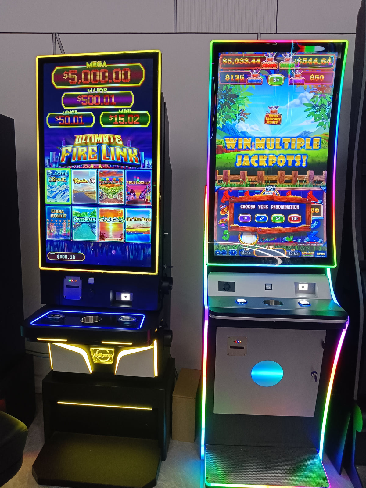Coin operated arcade game cabinet amusement game machine
