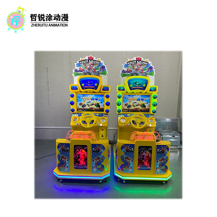 Children's racing car simulation game arcade coin-operated amusement racing machine amusement park video arcade