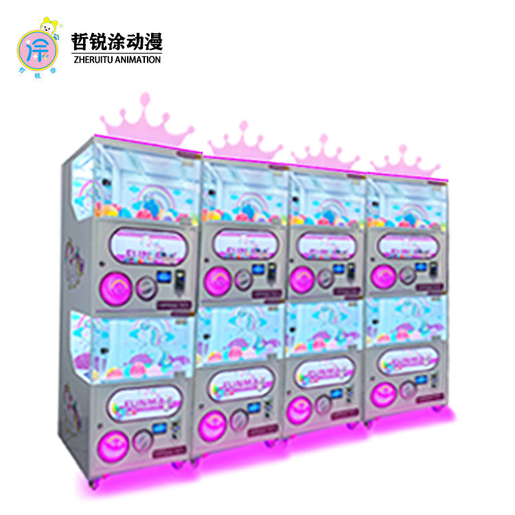 Coin Operated Gachapon Capsule Toys Mini Twist Egg Vending Machine for Supermarket
