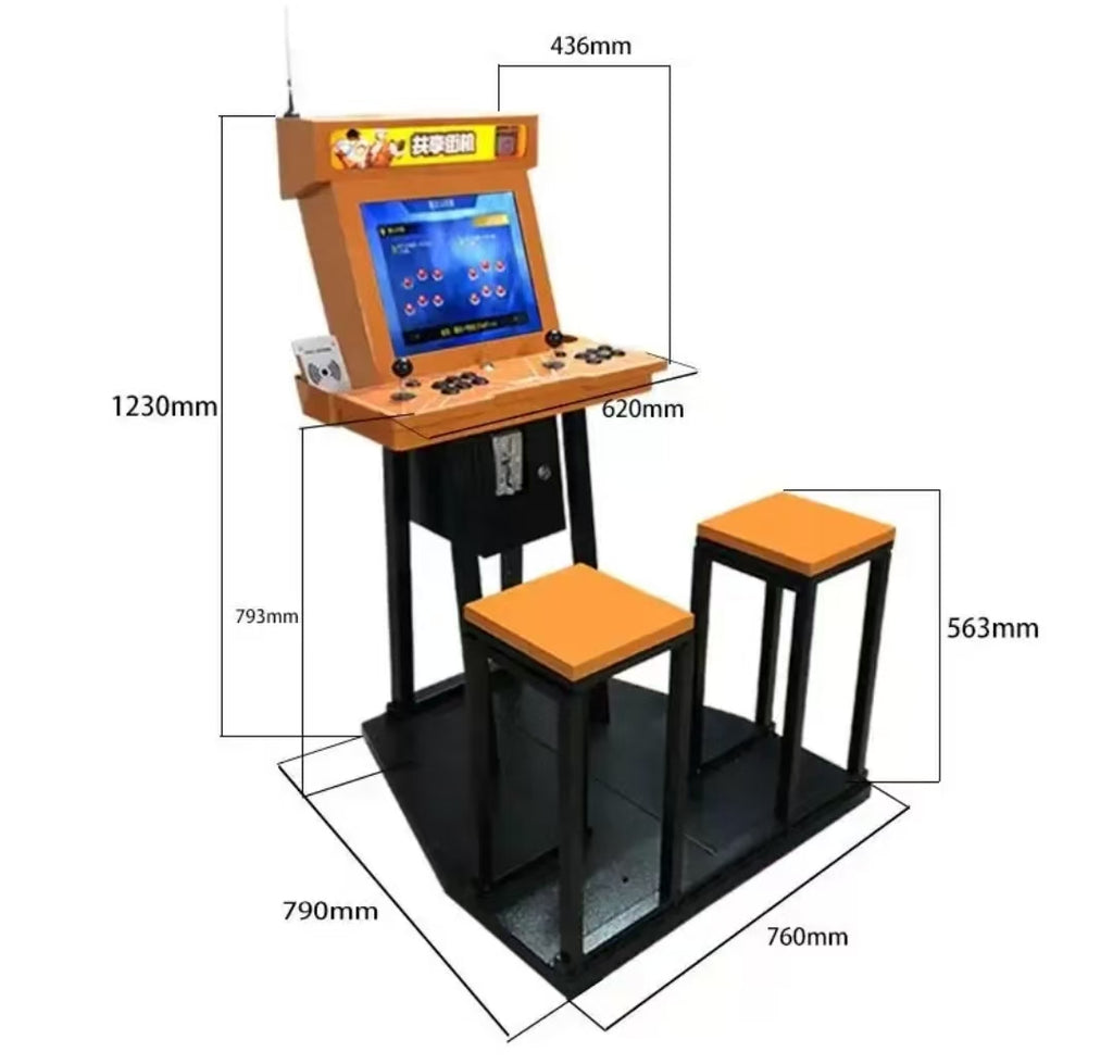 ZHERUITU ANIMATION Deluxe New Moonlight Treasure Box Four-Player Online Fighting Machine English Arcade Game High-end Import