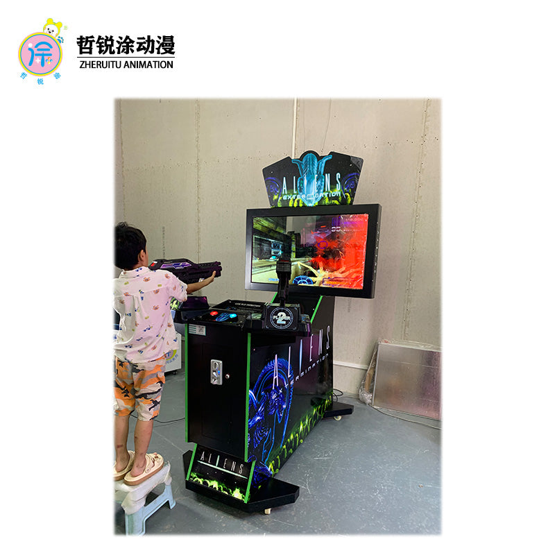 42-inch Alien Vietnam War Haunted House Large-Scale Shooting Game Console Simulator Luxury Dual-Gun