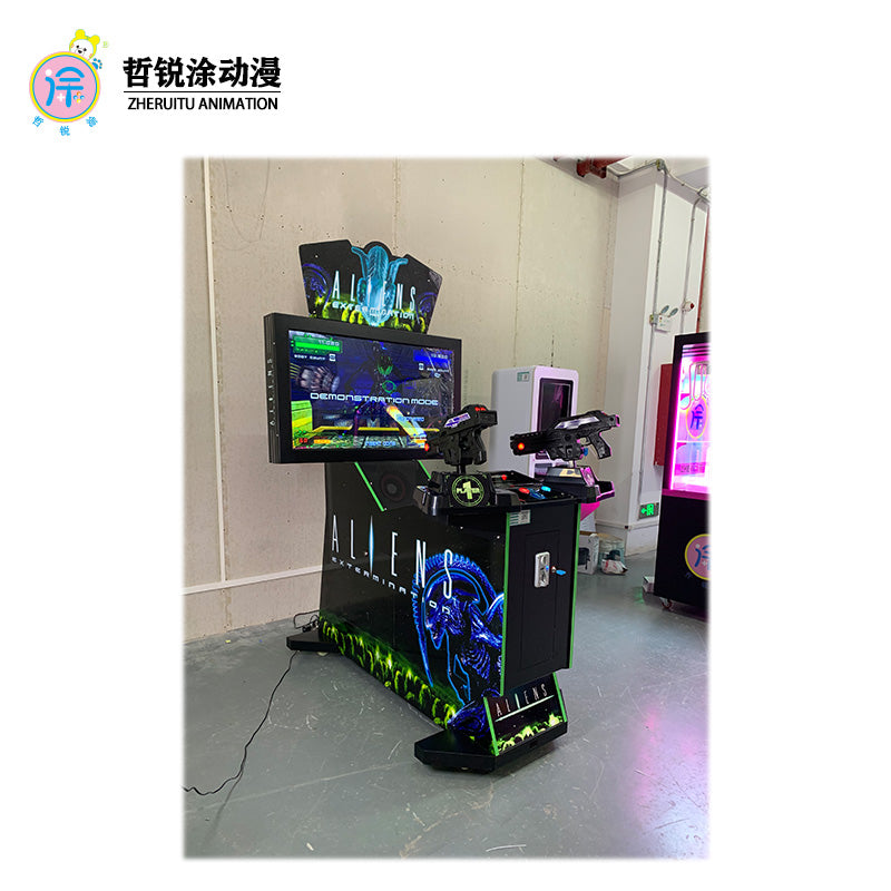 42-inch Alien Vietnam War Haunted House Large-Scale Shooting Game Console Simulator Luxury Dual-Gun
