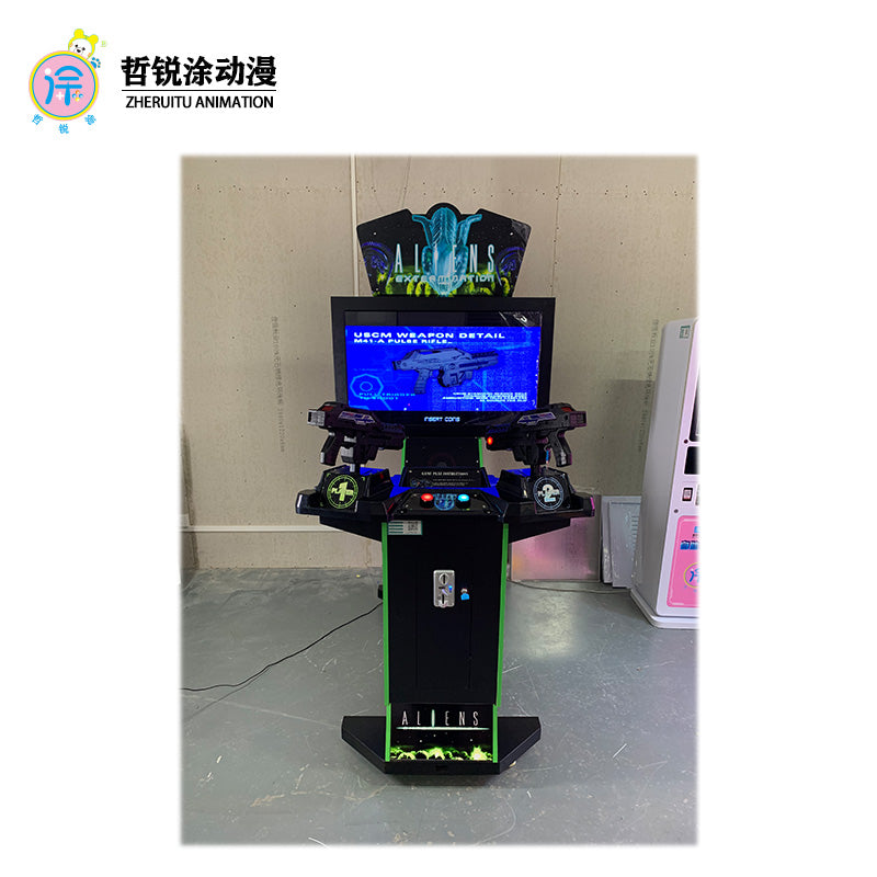 42-inch Alien Vietnam War Haunted House Large-Scale Shooting Game Console Simulator Luxury Dual-Gun