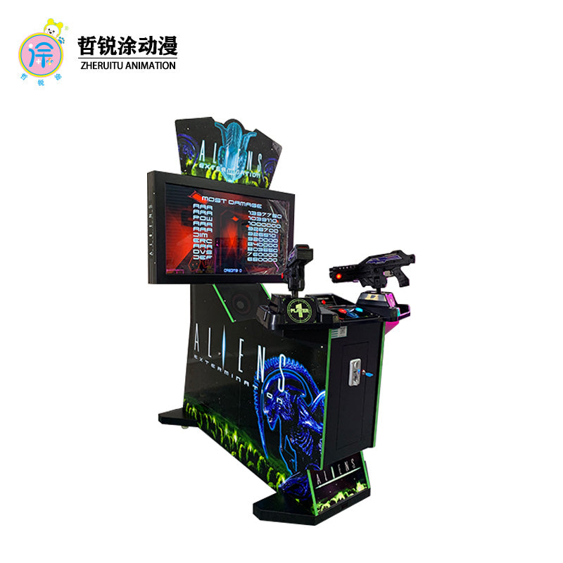 42-inch Alien Vietnam War Haunted House Large-Scale Shooting Game Console Simulator Luxury Dual-Gun