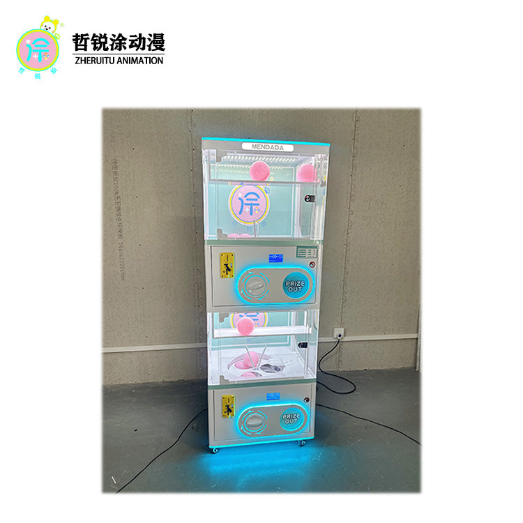 Coin-Operated Gachapon Capsule Vending Machine with Mini Twist Egg Design for Supermarkets