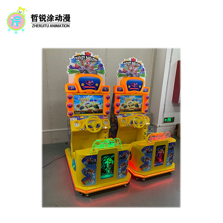Children's racing car simulation game arcade coin-operated amusement racing machine amusement park video arcade