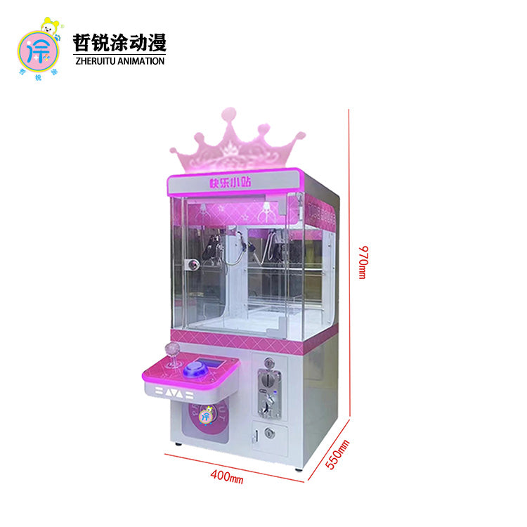 Wholesale New Style Mini Plush Crane Claw Toy Coin-Operated Game Machine Table Top Claw Machine Claw Crane Machine