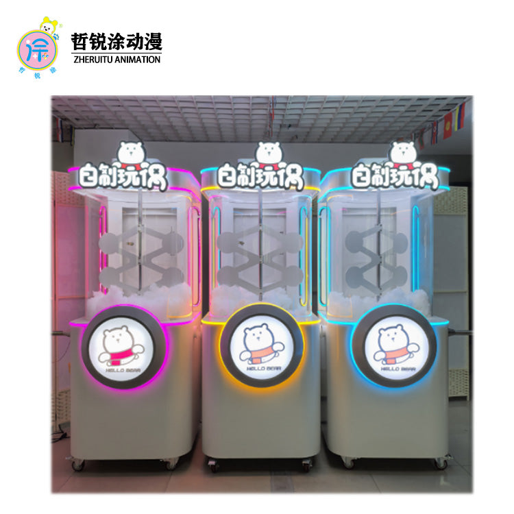 Self made doll cotton filling machine Plush toy doll cotton core double mouth cotton filling machine self filling machine