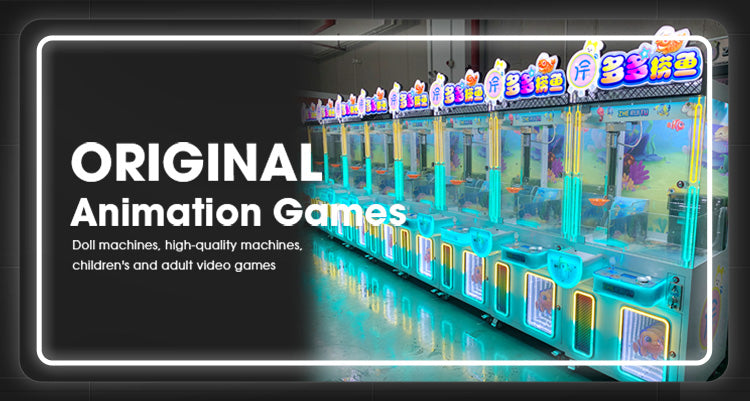 Fishing machine Zhe Rui painted animation coin scan code intelligent catching crab lobster machine game clip machine