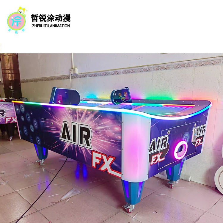 Game console tabletop hockey machine ice hockey machine coin operated commercial family friendly entertainment equipment