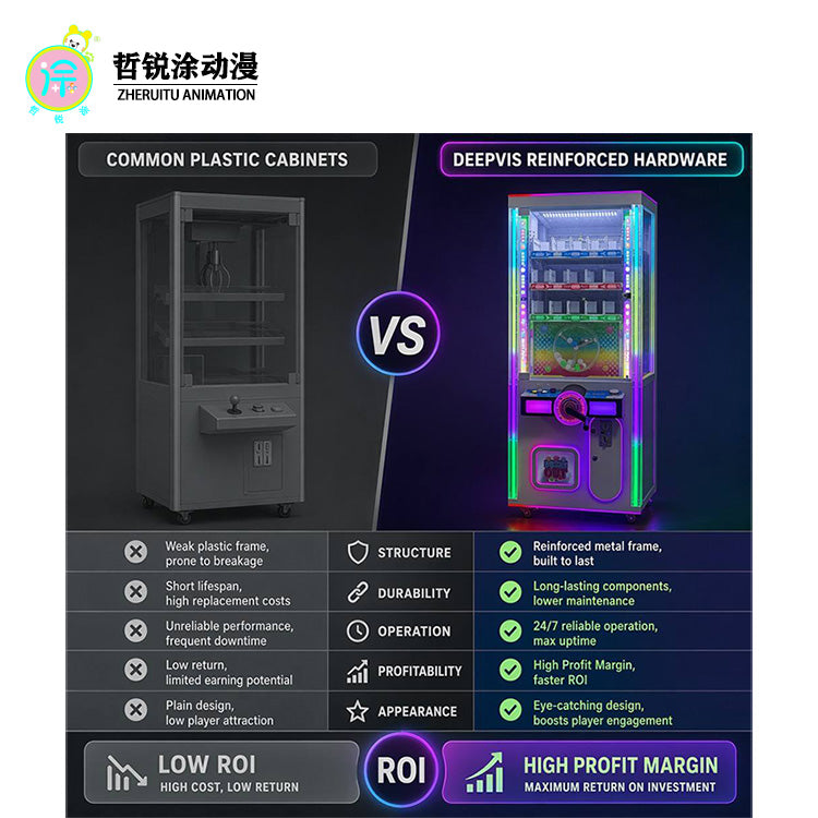 娱乐摇摆球礼品电子游戏中心投币式商业盲盒零食游戏机