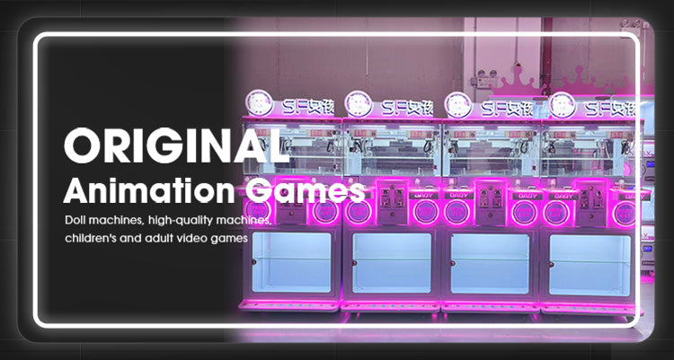 Double-person Mini Premium Claw Machine Keychain Toy Commercial Gift Mechanical Entertainment Amusement Machine