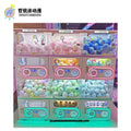 Coin Operated Gachapon Capsule Toys Vending Mini Twist Egg Vending Machine For Supermarket