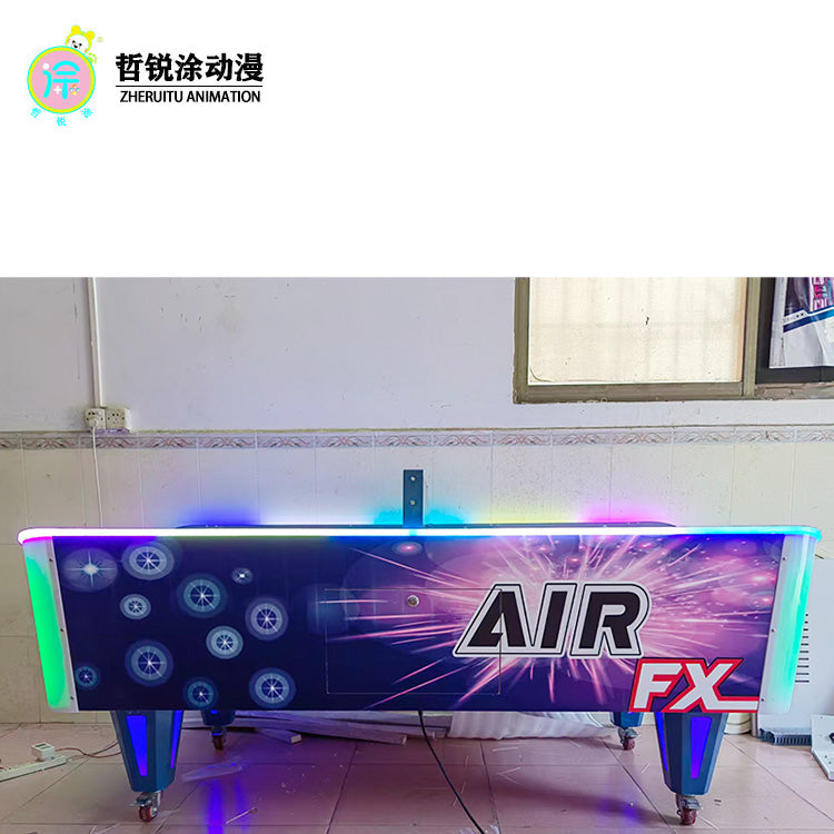 Game console tabletop hockey machine ice hockey machine coin operated commercial family friendly entertainment equipment
