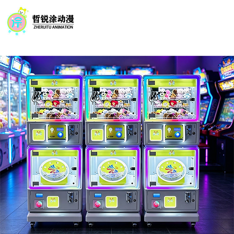 Magic Cube Cute Bear Series Combo Style Small Clasp Machine Mini Snack Toy Doll Commercial Gift Machine