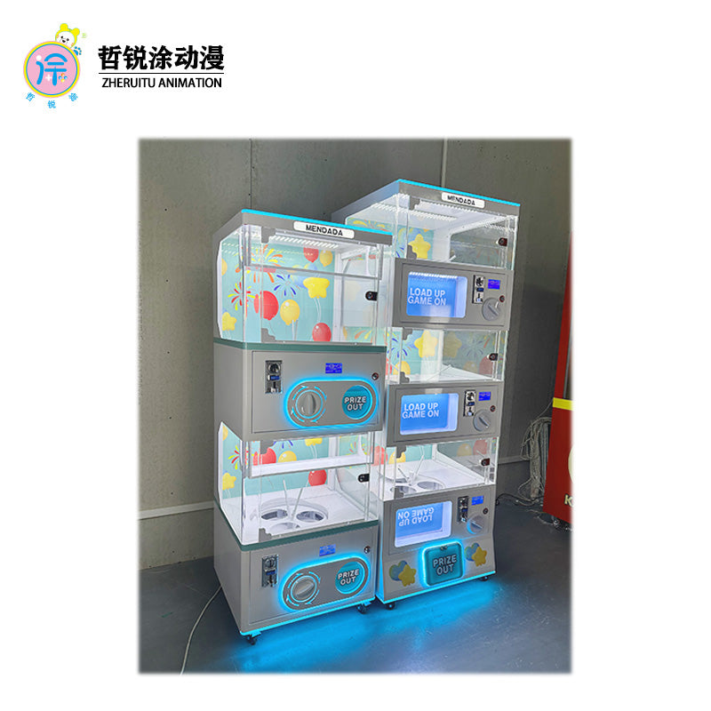 Large Network Red Coin-Operated Three-Layer Twisting Hand Gift Blind Box Children's Small Gift Machine in English