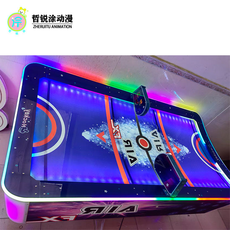 Game console tabletop hockey machine ice hockey machine coin operated commercial family friendly entertainment equipment