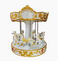 Platinum Six Person Carousel Children's Rotating Carousel at the Amusement Park