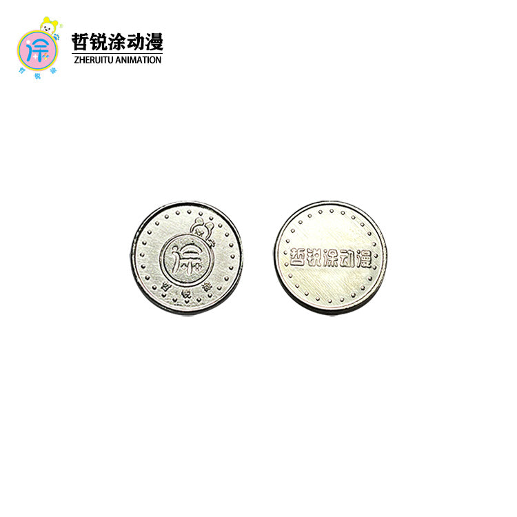 Game currency | MOQ 100 pcs |Customized game currency anticounterfeiting currency token patterned coin claw machine coin game machine