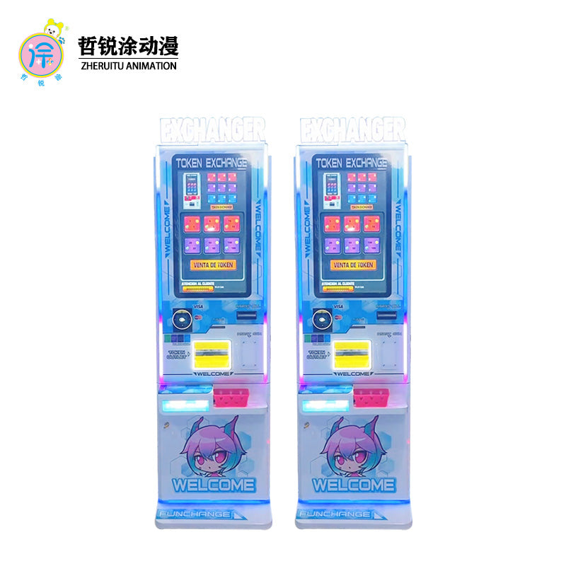 The touch screen of the intelligent coin cash exchange machine dedicated system for foreign currency exchange machines