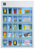 25-door ambient temperature locker