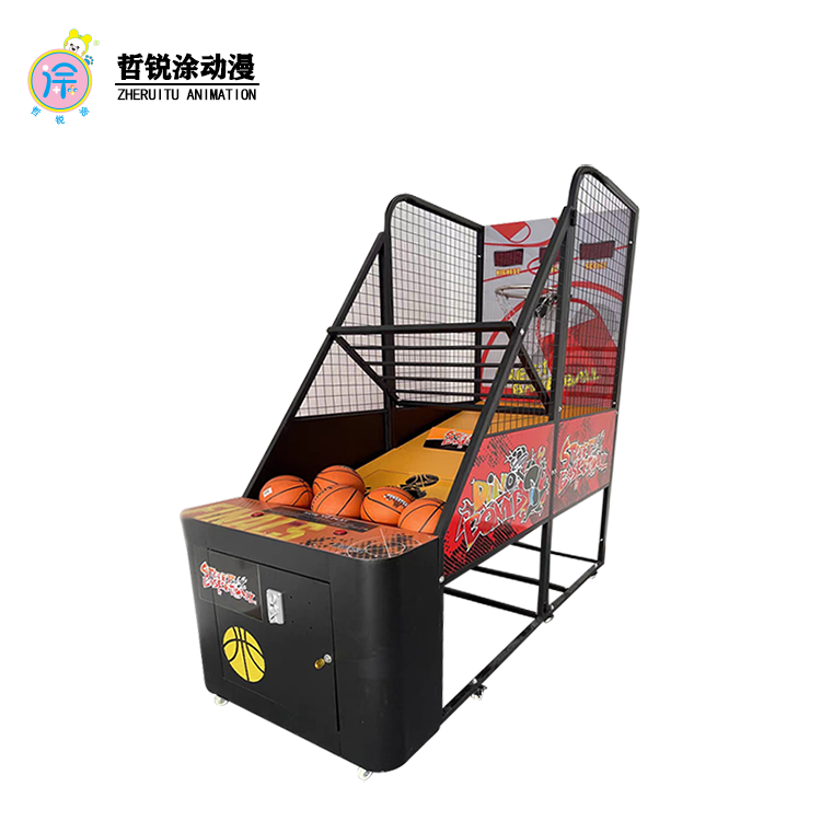 Entertainment Center Family Interactive Coin-Operated Shooting Sports Game Foldable Basketball Machine Arcade Machine