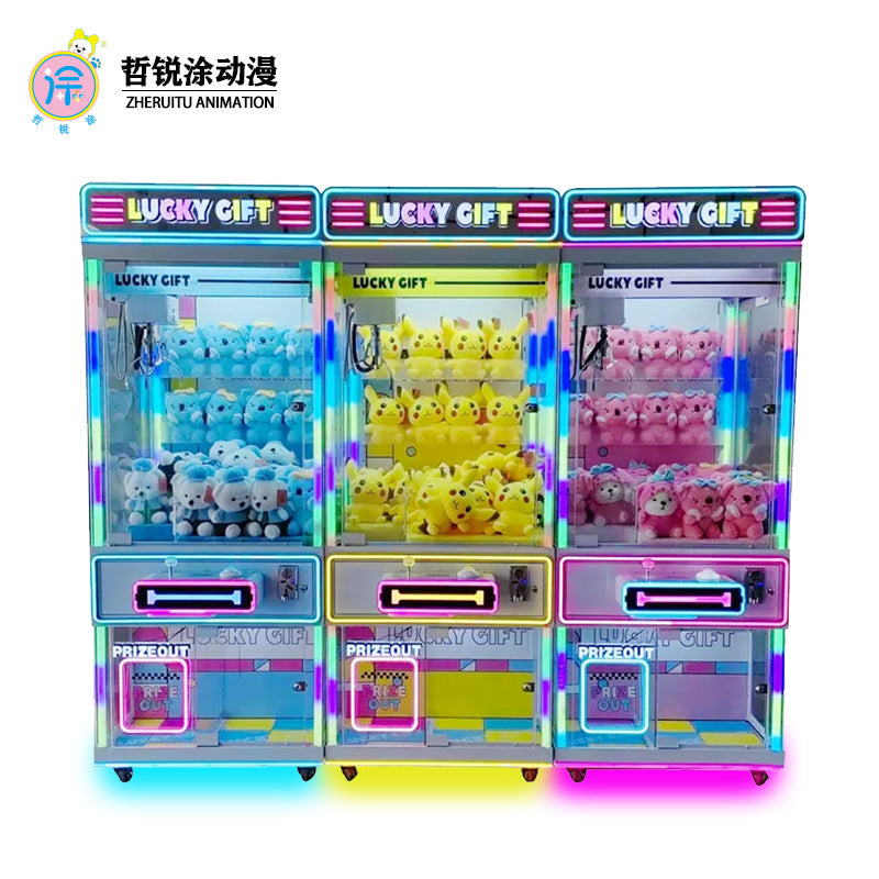 Popular Coin-Operated Claw Crane Gift Toy Vending Machine Amusement Park Arcade Claw Machine Doll Machine For sale