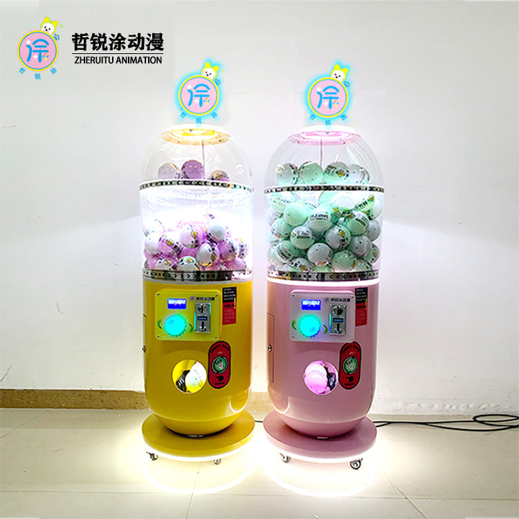 Capsules Toy Vending Machine Twister Egg Gumball Capsule Vending Machine Coin Operated Game Machine