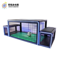 Under the table football light style sports children's play area for parent child entertainment and interactive game machine