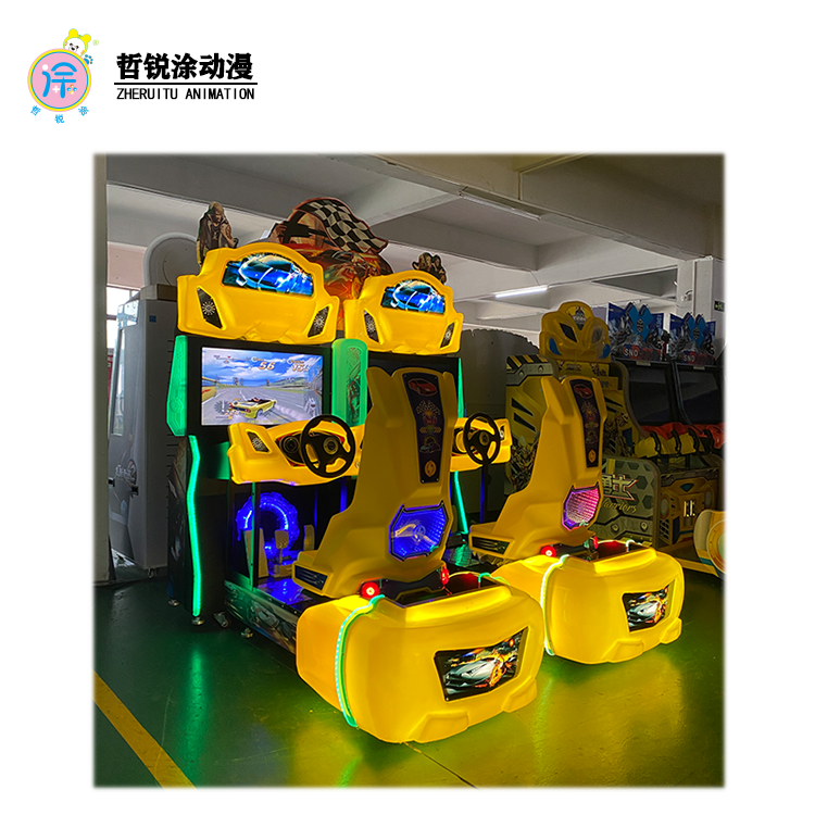 32 Inch Screen Coin-Operated Outrun Car Racing Video Simulator Popular Genre Video Game Machine