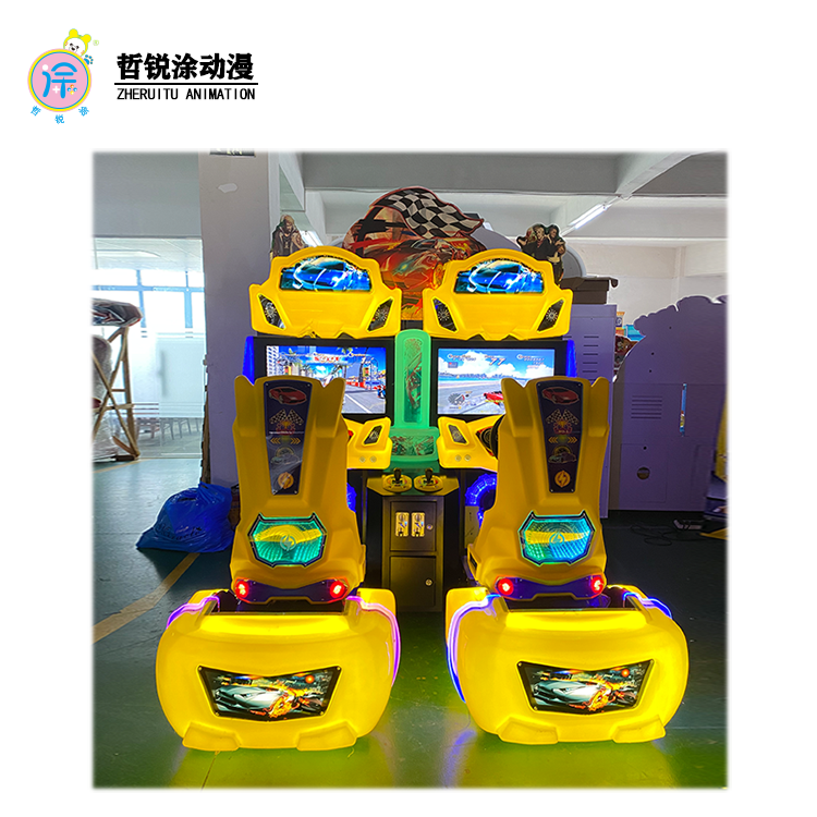 32 Inch Screen Coin-Operated Outrun Car Racing Video Simulator Popular Genre Video Game Machine