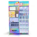 Rock-Paper-Scissors self-service gift vending machine with a guessing game, suitable for displaying trendy toys, gift figurines, and snacks.