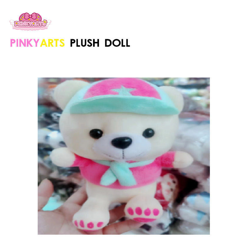 7-inch Plush Dolls | MOQ 20 pcs |Furry stuffed bear doll plush toy grab machine gift claw machine cloth doll frog doll children's doll