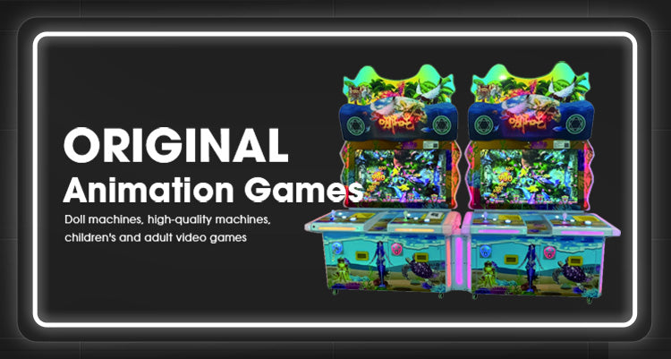 4player standing fishing game arcade table game shooting and fishing game machine entertainment arcade
