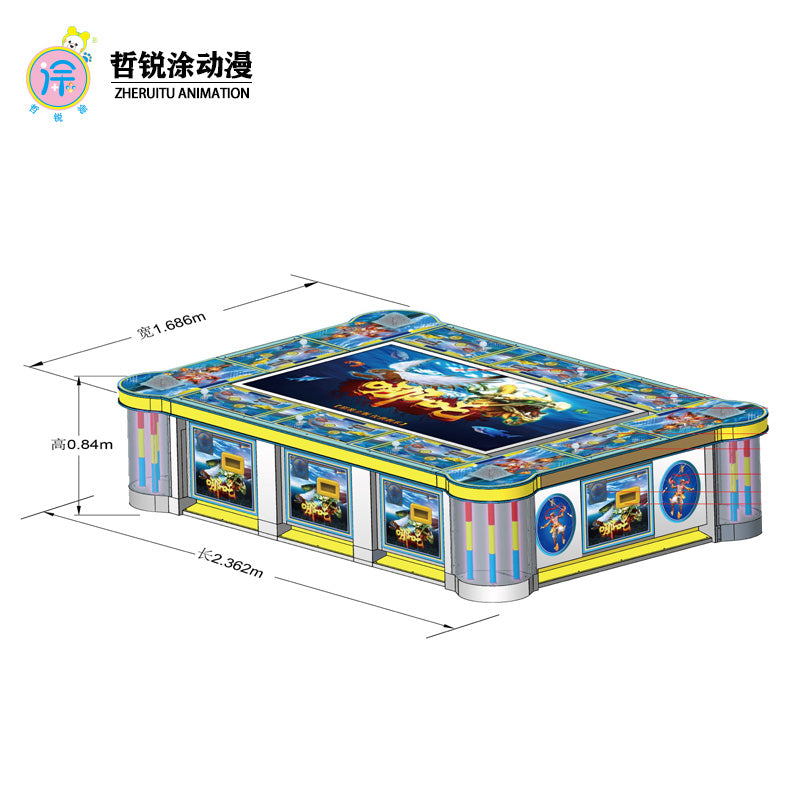 8player paddle fishing game electronic amusement park game hall fishing game fishing game shooting game