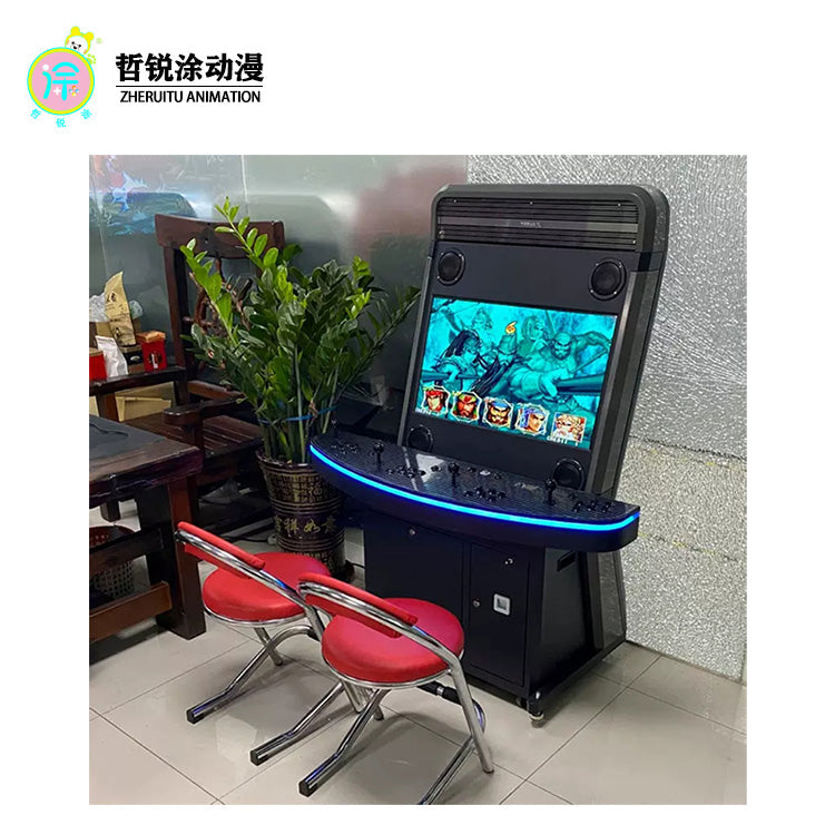 ZHERUITU ANIMATION 豪华新月光宝盒四人联机对战机英文街机游戏进口高端