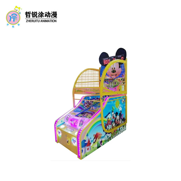 Children's luxury basketball machine coin-operated sports folding shooting game electronic amusement arcade game hall