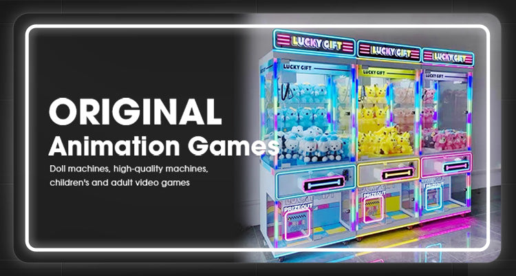 Popular Coin-Operated Claw Crane Gift Toy Vending Machine Amusement Park Arcade Claw Machine Doll Machine For sale