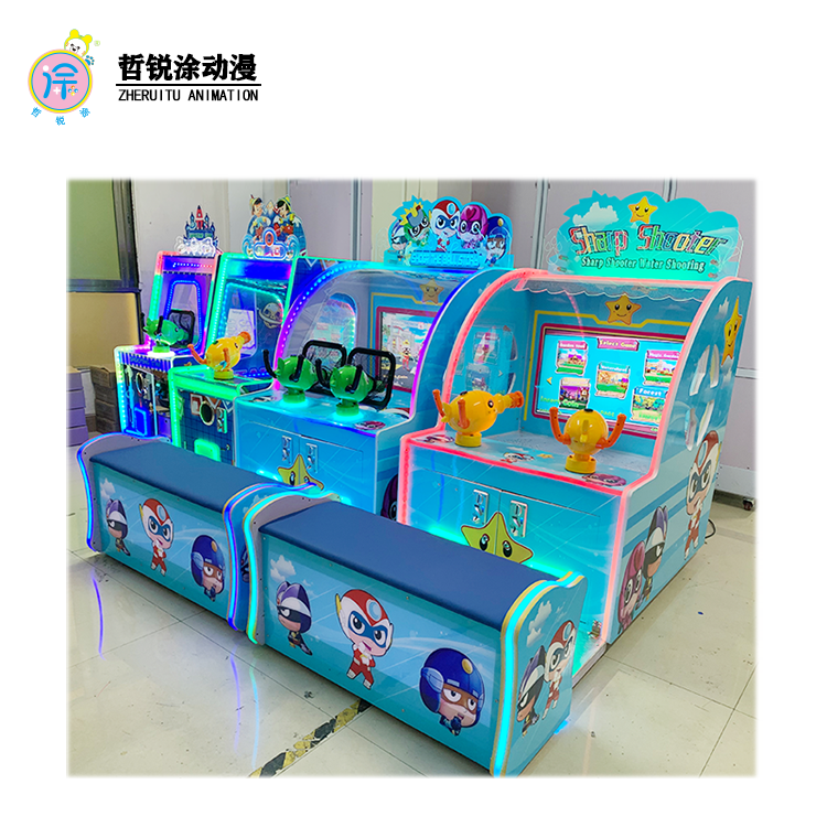 Amusement Park Customized Coin Operated Shooting Arcade Game Machine Indoor Kids Shooting Arcade Game Machine For Worth Choosing