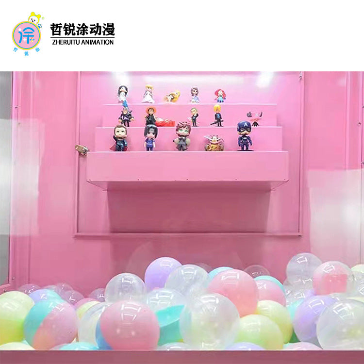 75mm 100 pieces  100mm collectible toy combo toy ball commercial toy vending machine gift machine