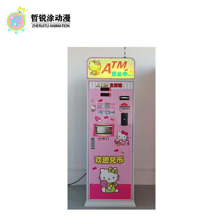 Compact Self-Service Coin Vending Machine, Automatic Coin Exchange Machine, Intelligent Coin Exchange Game Machine