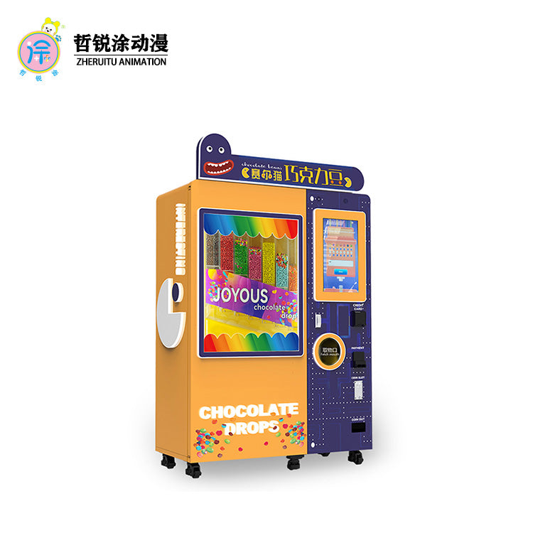Commercial Use Unmanned Self-Service Vending Machine Kids' Game Bean & Candy Pull-Out Toy Featuring Chocolate & Bean Ingredients