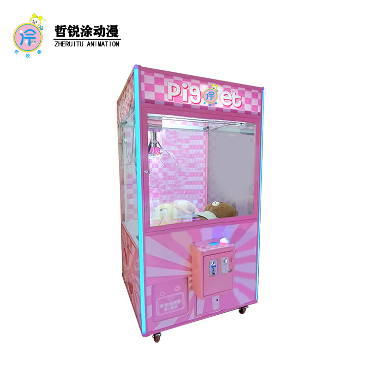 Design Feature Super Claw Crane Machine Arcade Multiple Pink Colour Game Claw Machine Doll Bear Claw Machine