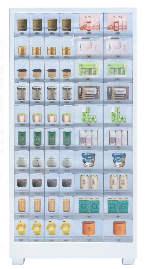 60-door ambient temperature locker