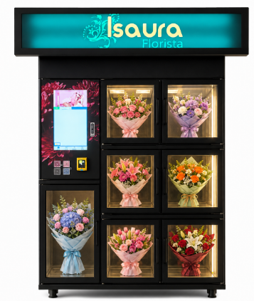 Fully automatic unmanned vending machine for wearable nail art cosmetics