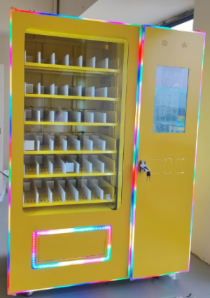 21.5 inch screen temperature controlled Y axis height adjustable vending machine