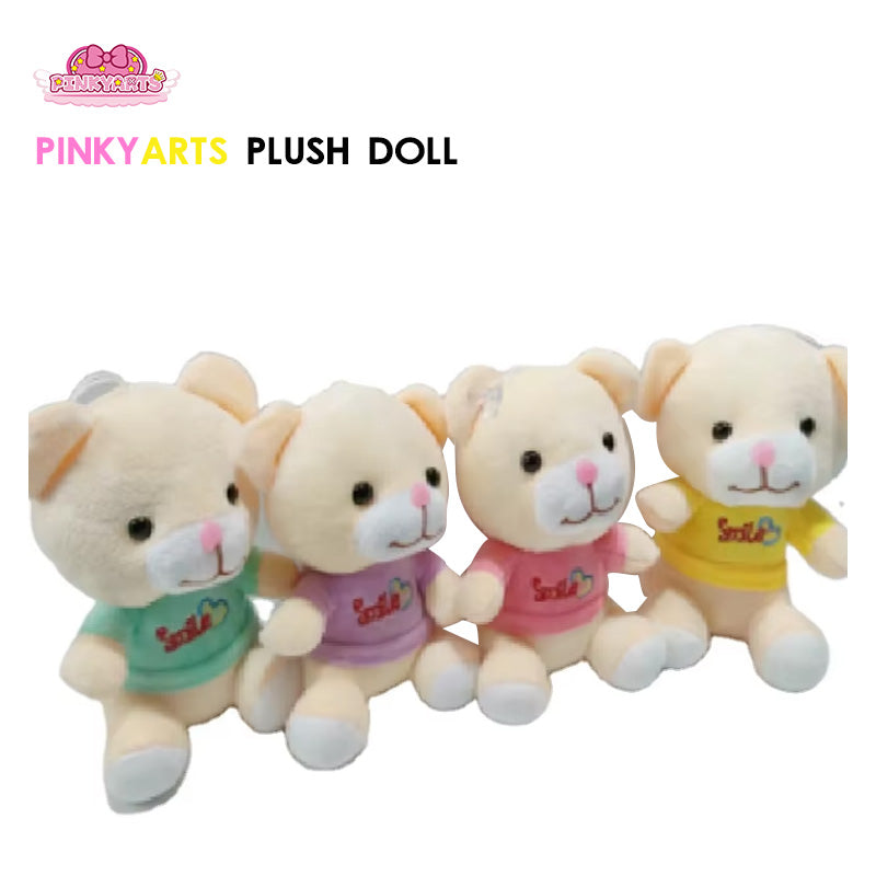 7-inch Plush Dolls | MOQ 20 pcs |Furry stuffed bear doll plush toy grab machine gift claw machine cloth doll frog doll children's doll