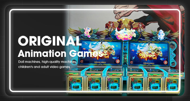Six player fishing game machine entertainment arcade game hall fishing amusement machine