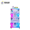 Four person high end fortune telling machine for large scale commercial use with coin slot and mini grabber for small gifts and figurines machine